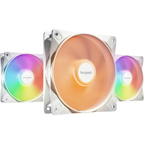 be quiet! Light Wings LX HS ARGB 120mm Fan (White 3-Pack)