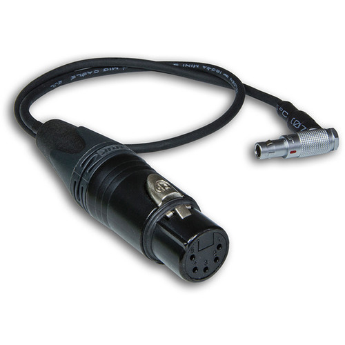 Beachtek BT-LEMO XLR5F to Right-Angle LEMO Adapter Cable (17.7