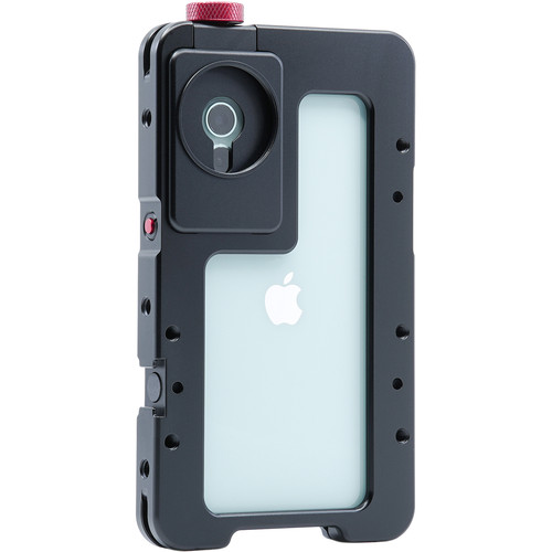 Beastcage for iPhone 11. Professional Camera cage for iPhone with Integrated Cold Shoe Mount, Tripod mounts and Interchangeable Lens Mount Interface.