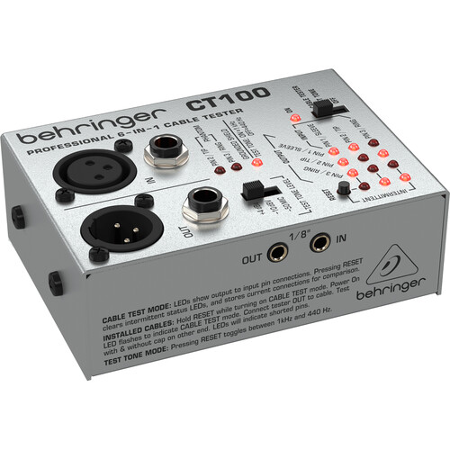 Behringer CT100 6-in-1 Cable Tester