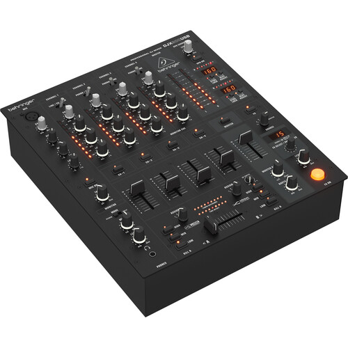 Behringer DJX900USB Professional 5-Channel DJ Mixer with INFINIUM VCA Crossfader Advanced Digital FX and USB/Audio Interface