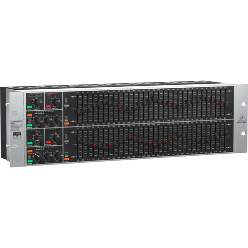 Behringer FBQ6200HD 31-Band Stereo Graphic Equalizer with FBQ Feedback Detection System and Limiters