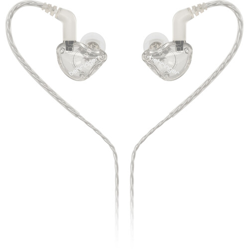 Behringer MO240-CL PRO Dual-Driver In-Ear Monitor Earphones (Clear)