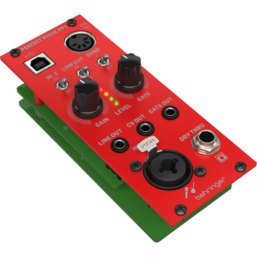 Behringer Perfect Pitch PP1 Guitar/Audio to MIDI/USB/CV Eurorack Module (8 HP)