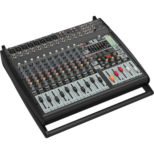 Behringer Europower PMP4000 1600W 16-Channel Powered PA Mixer with Multi-FX Processor and Feedback Eliminator
