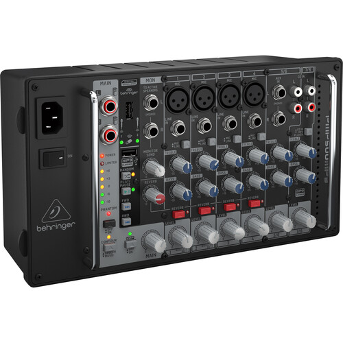 Behringer Europower PMP500MP3 Powered 500W 8-Input PA Mixer with MP3 Player
