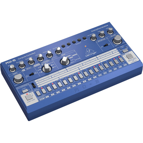 Behringer RD-6-BU Analog Drum Machine (Blue)