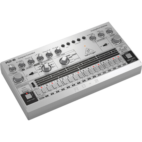 Behringer RD-6-SR Analog Drum Machine (Silver)