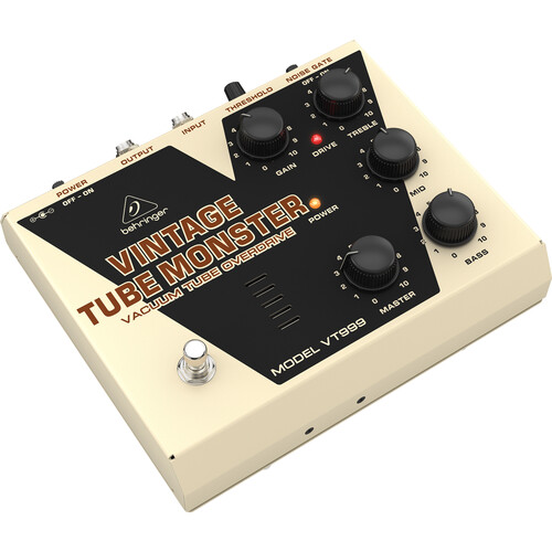 Behringer VT999 Vintage Tube Monster Overdrive Effects Pedal for Guitar