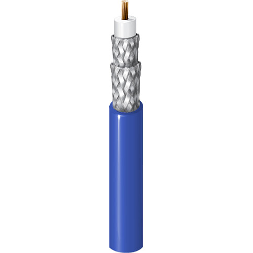 Belden 75-Ohm SDI Coaxial RG59/U Type Cable (1000' Blue)
