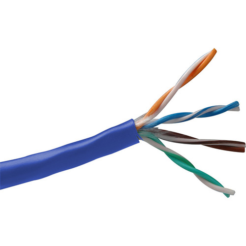 Belden Cat 5e 4-Pair UTP PVC Horizontal Riser Networking Cable (1000' Blue)