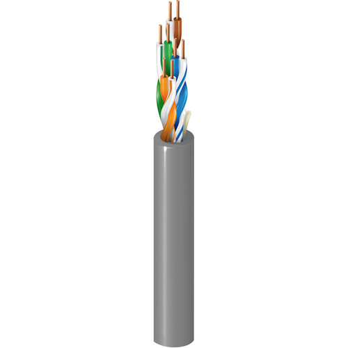 Belden Cat 5e Bulk 4-Pair U/UTP Ethernet Cable (Gray 1000')