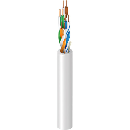 Belden Cat 5e Bulk 4-Pair U/UTP Ethernet Cable (White 1000')