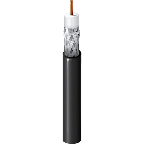 Belden 1694WB RG6 18 AWG Low Loss Serial Digital Coax Cable (1000' Black)