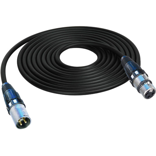 Sescom 1800F XMF-25 - High Flex AES/EBU - XLR-M to XLR-F Cable (Black 25')