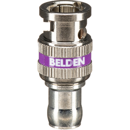 Belden 6 GHz Mini RG59 BNC Compression Connector (50-Pack)
