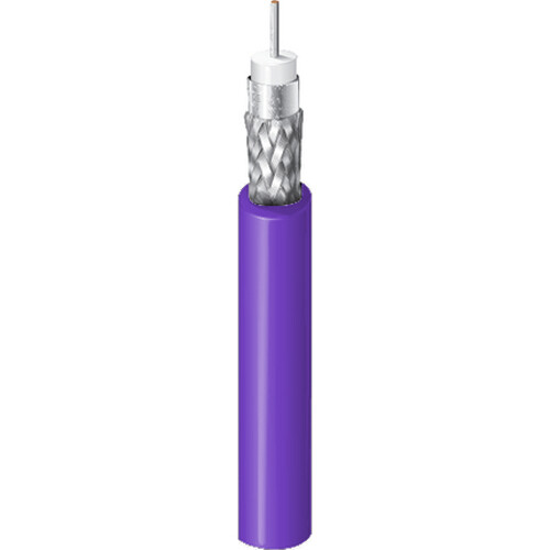 Belden 4505P RG-59 UHD 4K Precision 75-Ohm 20 AWG Video Cable (1000' Purple)