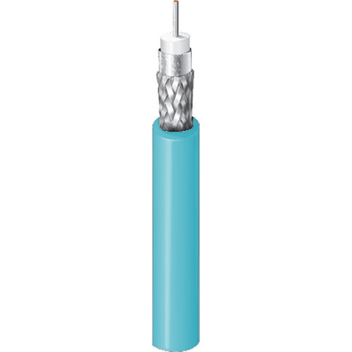 Belden 4694R RG6 12G-SDI 4K UHD 18 AWG Cable (1000' Light Blue)