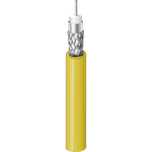 Belden 4694R RG6 12G-SDI 4K UHD 18 AWG Cable (1000' Yellow)