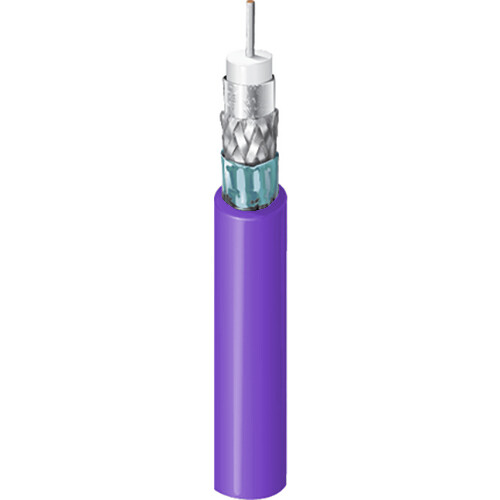 Belden 4794R 12G-SDI 4K UHD 75-Ohm 16 AWG Cable (1000' Violet)