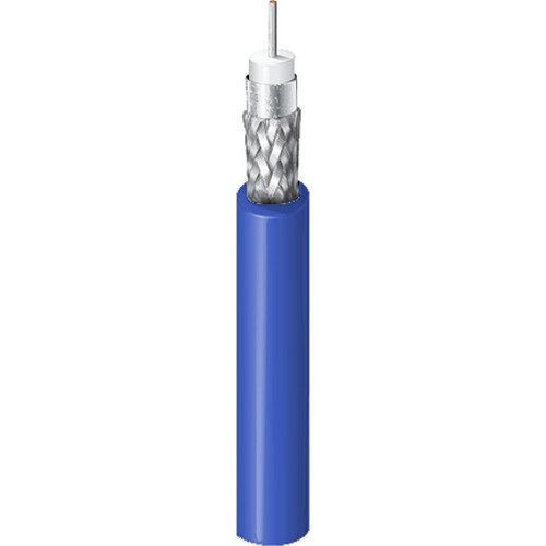 Belden 12G-SDI 75-Ohm UHD 4K Mini Coax Video Cable (1000' Blue)