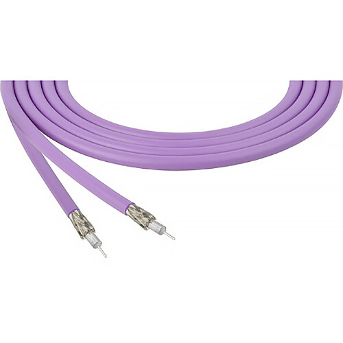 Belden 12G-SDI 75-Ohm UHD 4K Mini Coax Video Cable (1000' Violet)