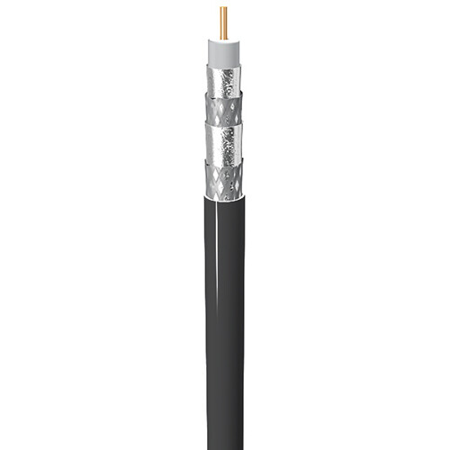 Belden Quad-Shielded Bulk Coax Cable (1000' Black)