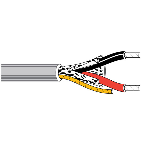 Belden 8451 Multi-Conductor Single-Pair Audio and Instrumentation Cable (500' Black)
