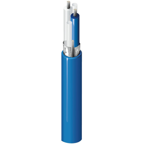 Belden 124 Ohm Twinax 25 AWG Stranded Tin Copper Cable (1000' Blue)