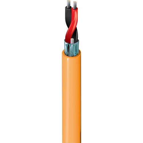 Belden Shielded 1-Pair Tinned Copper Audio Cable (Orange 1000')