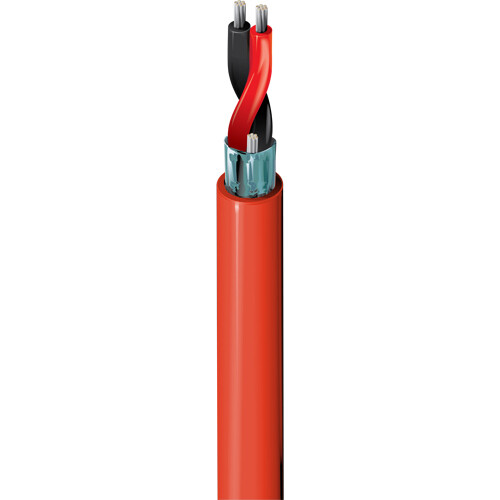 Belden Shielded 1-Pair Tinned Copper Audio Cable (Red 1000')