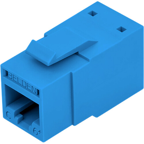 Belden REVConnect CAT6+ UTP Modular Jack (T568 A/B Blue 24-Pack)