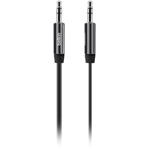 Belkin Mixit Audio Cable 3.5mm TRS (3' Black)