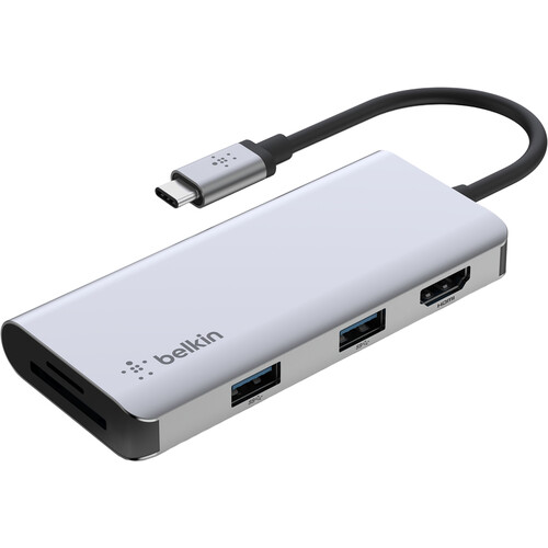 Belkin Connect USB-C 5-in-1 Multiport Hub V2