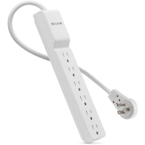 Belkin 6-Outlet Home/Office Surge Protector BE106000-08R B&H