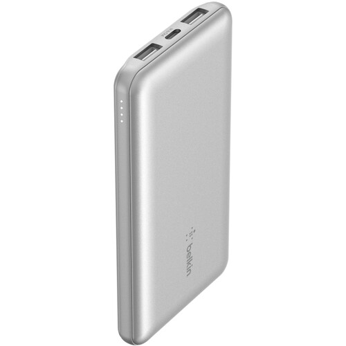 Belkin BoostCharge USB-C Power Bank (10000mAh 15W Silver)