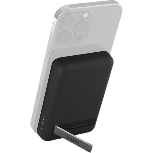 Belkin BoostCharge Magnetic Wireless Power Bank with Stand (Black)