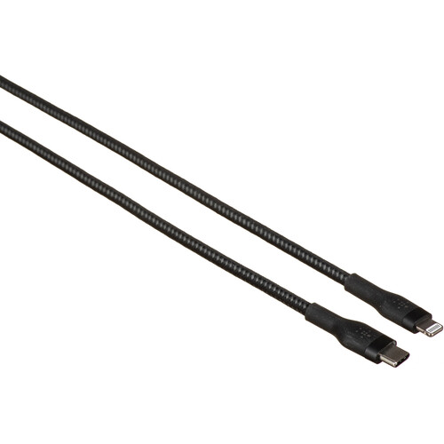 Belkin BOOST CHARGE PRO Flex USB-C to Lightning Male Cable (6.6' Black)