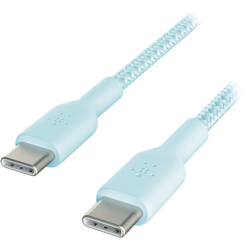 Belkin BoostCharge Braided 60W USB-C Cable (Blue 3.3')