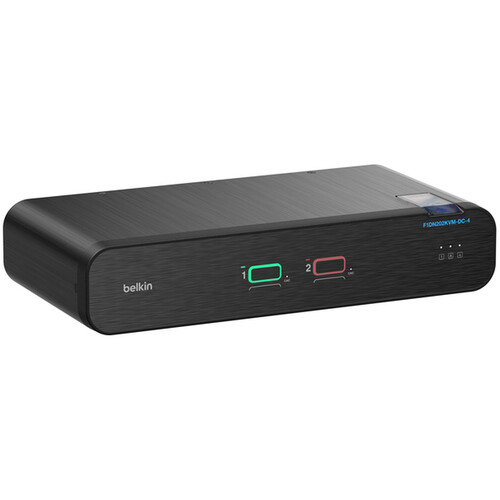 Belkin Universal 2-Port Dual-Head DisplayPort Secure KVM Switch&nbspwith CAC