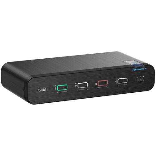 Belkin Universal 4-Port Dual-Head DisplayPort Secure KVM