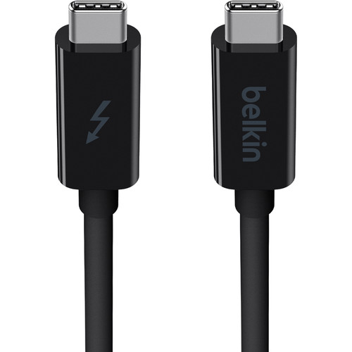 Belkin Thunderbolt 3 USB Type-C Male Cable (3' Black)