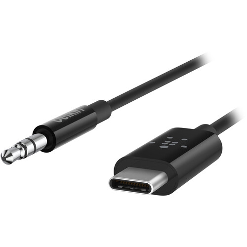 Belkin USB-C to 3.5mm Audio Cable (3' Black)