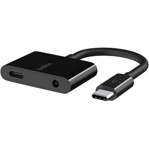 Belkin Rockstar Usb Type-c To Usb Type-c & 3.5mm F7u080btblk