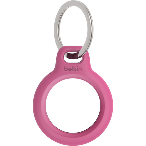 Belkin Secure Holder with Key Ring for Apple AirTag (Pink)
