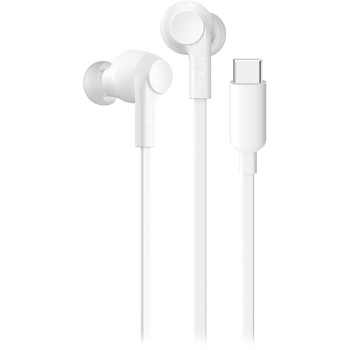 Belkin ANC Wired USB-C Earbuds (White)
