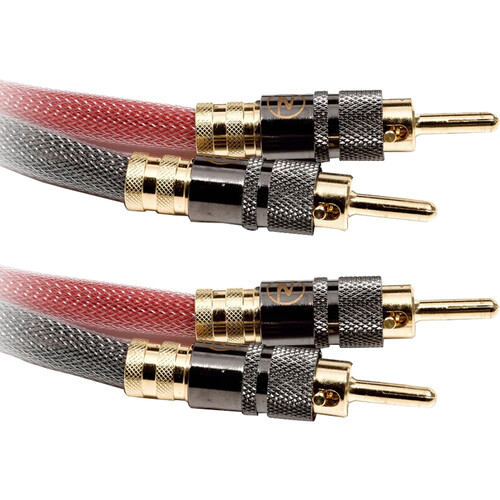 Benchmark Locking Banana to Locking Banana 2-Pole Starquad Cable (Mono 10')