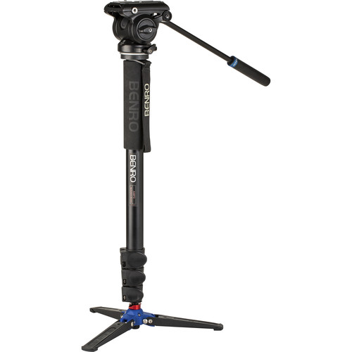 Benro A48FD Aluminum Monopod with 3-Leg