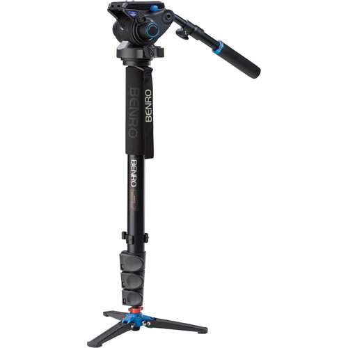 Benro A48FDS6 Series 4 Aluminum Monopod with 3Leg A48FDS6 B&H
