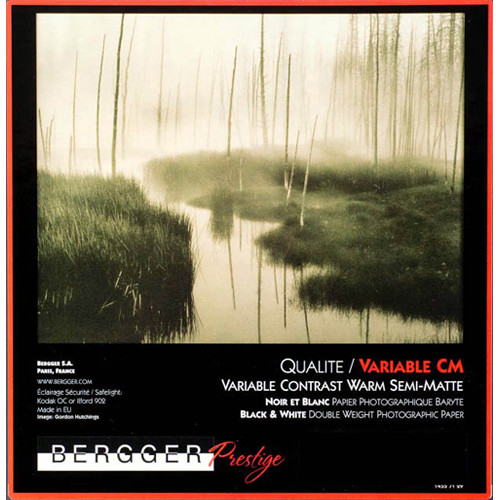 Bergger Prestige Variable CM Warmtone Baryta Paper (Semi-Matte 20 x 24